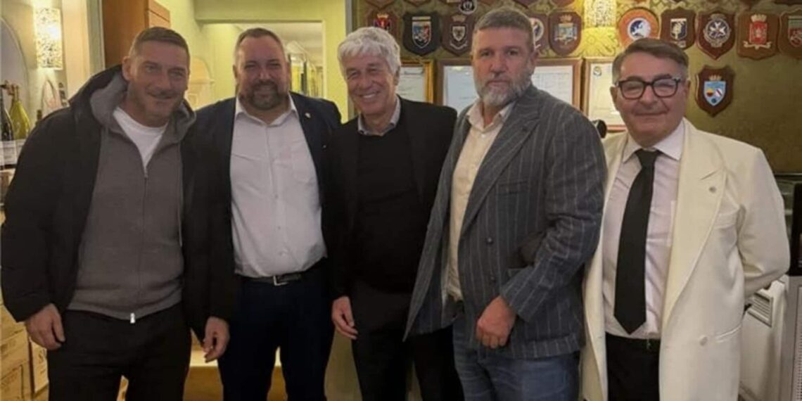 Totti-Gasperini, stavolta l’incontro a cena è realtà: sullo sfondo il ritorno alla Roma…