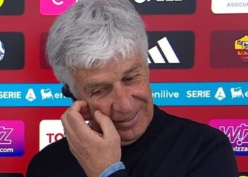 Roma, amaro Gasperini: “Eravamo a +7 sulla Juve…Dispiaciuti ma davanti restiamo noi”