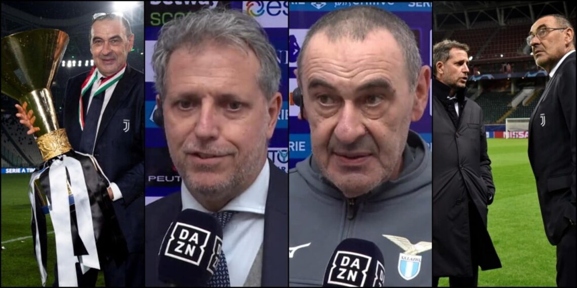 “Molti ricordano male”, “Alla Juve rapporti tesi ma…”: Paratici-Sarri, ricordi Scudetto