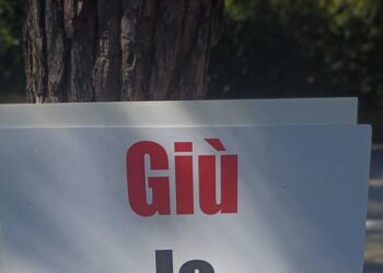 Famiglia nel bosco e non solo, a Pescara striscioni ‘giù le mani dai bambini’