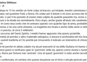 Donna ferita da piombino a Roma, in caserma il presunto responsabile